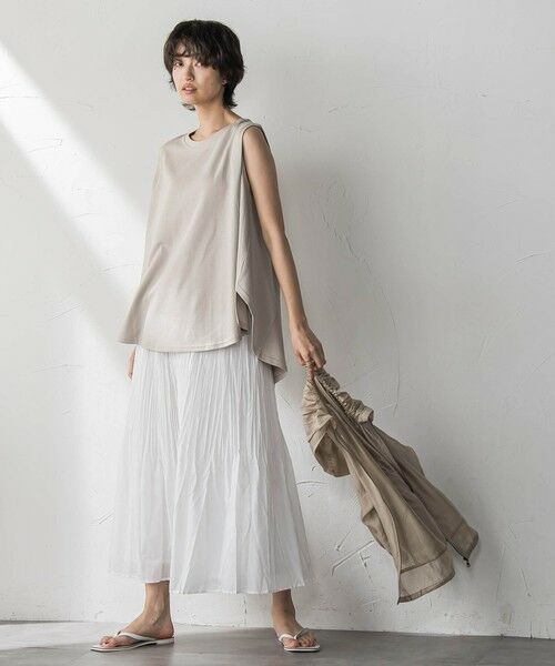 MAYSON GREY / メイソングレイ ミニ・ひざ丈スカート | シアーランダムプリーツスカート≪洗濯機で洗える≫ | 詳細13