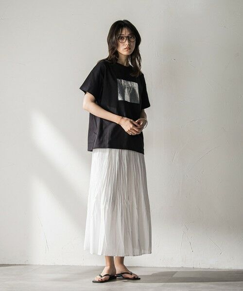 MAYSON GREY / メイソングレイ ミニ・ひざ丈スカート | シアーランダムプリーツスカート≪洗濯機で洗える≫ | 詳細16