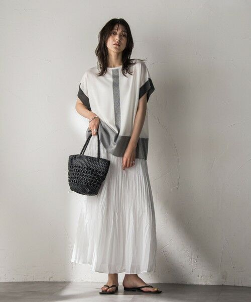 MAYSON GREY / メイソングレイ ミニ・ひざ丈スカート | シアーランダムプリーツスカート≪洗濯機で洗える≫ | 詳細4
