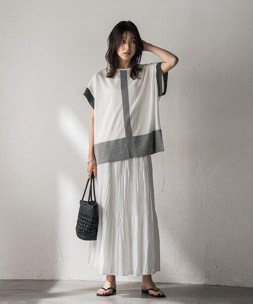 MAYSON GREY / メイソングレイ ミニ・ひざ丈スカート | シアーランダムプリーツスカート≪洗濯機で洗える≫ | 詳細5