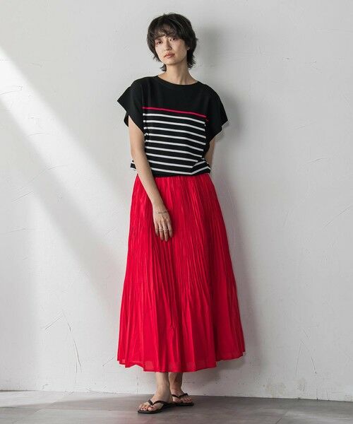 MAYSON GREY / メイソングレイ ミニ・ひざ丈スカート | シアーランダムプリーツスカート≪洗濯機で洗える≫ | 詳細23