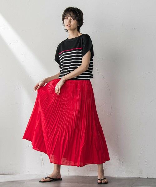 MAYSON GREY / メイソングレイ ミニ・ひざ丈スカート | シアーランダムプリーツスカート≪洗濯機で洗える≫ | 詳細24