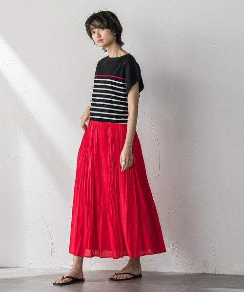 MAYSON GREY / メイソングレイ ミニ・ひざ丈スカート | シアーランダムプリーツスカート≪洗濯機で洗える≫ | 詳細25