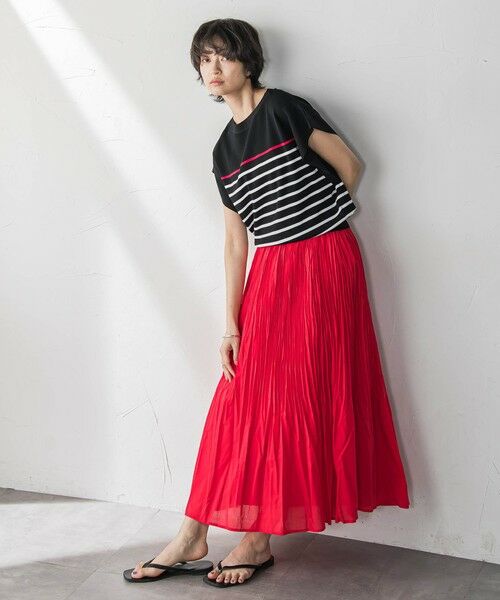 MAYSON GREY / メイソングレイ ミニ・ひざ丈スカート | シアーランダムプリーツスカート≪洗濯機で洗える≫ | 詳細26