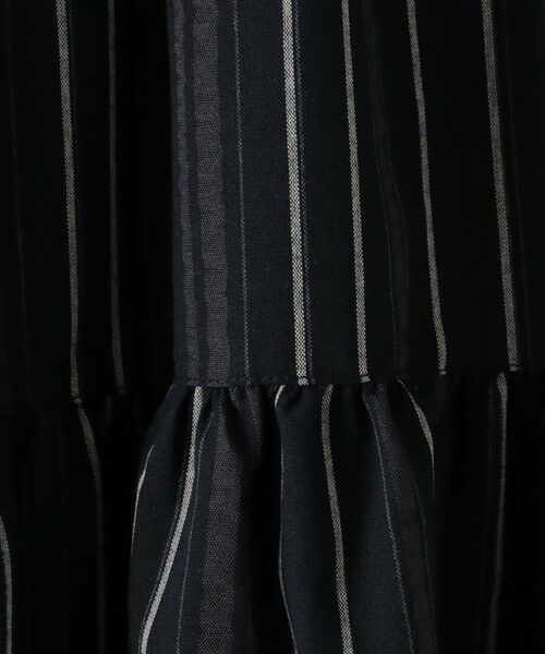 MAYSON GREY / メイソングレイ ミニ・ひざ丈スカート | 【WEB限定】マルチストライプリネンタッチティアードスカート≪洗濯機で洗える≫ | 詳細17
