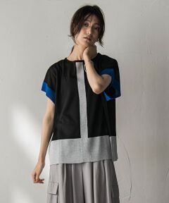 MAYSON GREY / メイソングレイ ニット・セーター | 配色センターラインニットプルオーバー≪手洗い可能≫