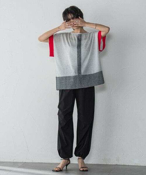 MAYSON GREY / メイソングレイ ニット・セーター | 配色センターラインニットプルオーバー≪手洗い可能≫ | 詳細16