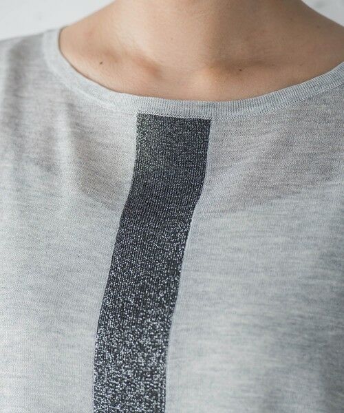 MAYSON GREY / メイソングレイ ニット・セーター | 配色センターラインニットプルオーバー≪手洗い可能≫ | 詳細18