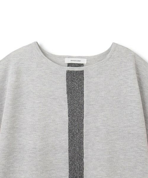 MAYSON GREY / メイソングレイ ニット・セーター | 配色センターラインニットプルオーバー≪手洗い可能≫ | 詳細22