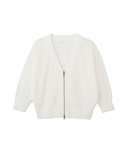 MAYSON GREY / メイソングレイ ニット・セーター | Vネックジップシアーカーディガン≪手洗い可能≫ | 詳細8