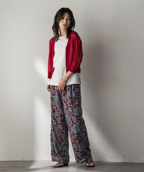 MAYSON GREY / メイソングレイ ニット・セーター | Vネックジップシアーカーディガン≪手洗い可能≫ | 詳細15