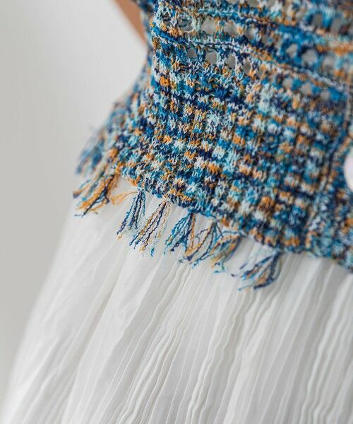 MAYSON GREY / メイソングレイ カーディガン・ボレロ | ループカスリヤーン透かし編みカーディガン≪手洗い可能≫ | 詳細9