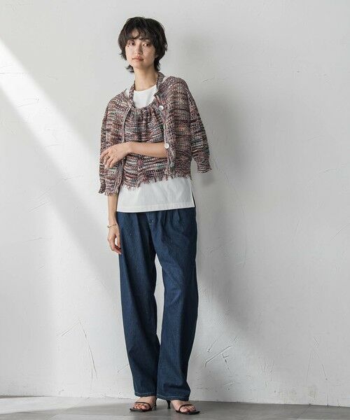 MAYSON GREY / メイソングレイ カーディガン・ボレロ | ループカスリヤーン透かし編みカーディガン≪手洗い可能≫ | 詳細19