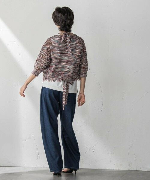 MAYSON GREY / メイソングレイ カーディガン・ボレロ | ループカスリヤーン透かし編みカーディガン≪手洗い可能≫ | 詳細22