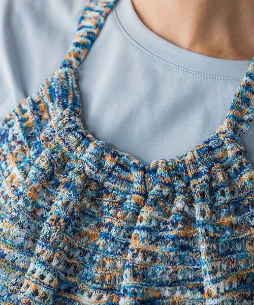 MAYSON GREY / メイソングレイ ニット・セーター | ループカスリヤーンホルターネックビスチェ≪手洗い可能≫ | 詳細6