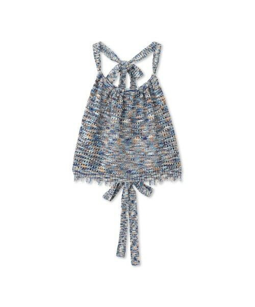 MAYSON GREY / メイソングレイ ニット・セーター | ループカスリヤーンホルターネックビスチェ≪手洗い可能≫ | 詳細8