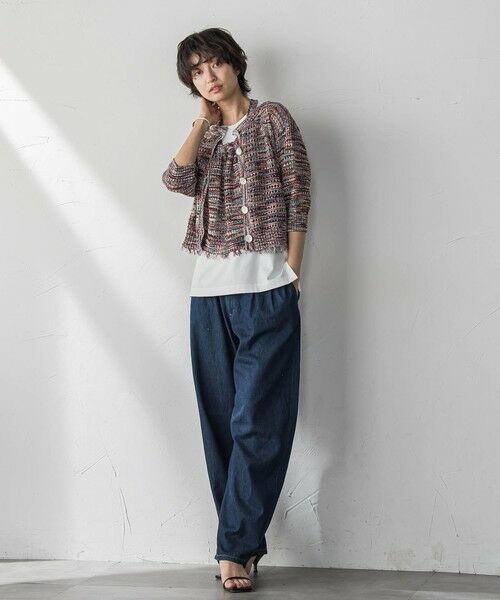 MAYSON GREY / メイソングレイ ニット・セーター | ループカスリヤーンホルターネックビスチェ≪手洗い可能≫ | 詳細22