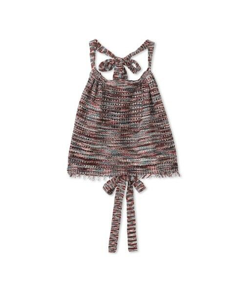 MAYSON GREY / メイソングレイ ニット・セーター | ループカスリヤーンホルターネックビスチェ≪手洗い可能≫ | 詳細23