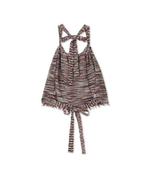 MAYSON GREY / メイソングレイ ニット・セーター | ループカスリヤーンホルターネックビスチェ≪手洗い可能≫ | 詳細24