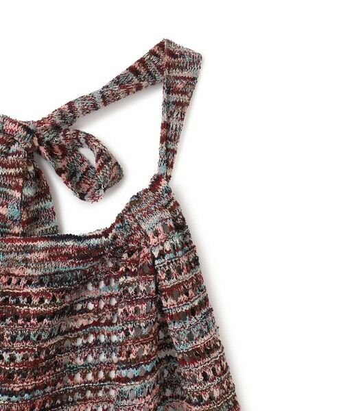 MAYSON GREY / メイソングレイ ニット・セーター | ループカスリヤーンホルターネックビスチェ≪手洗い可能≫ | 詳細26