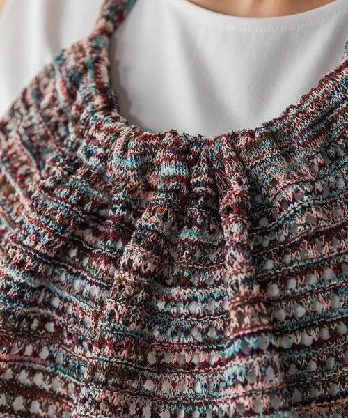 MAYSON GREY / メイソングレイ ニット・セーター | ループカスリヤーンホルターネックビスチェ≪手洗い可能≫ | 詳細17