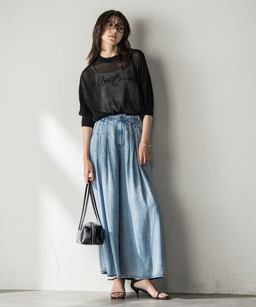 MAYSON GREY / メイソングレイ ニット・セーター | 【WEB限定】コード刺繍ロゴニットプルオーバー≪手洗い可能≫ | 詳細11