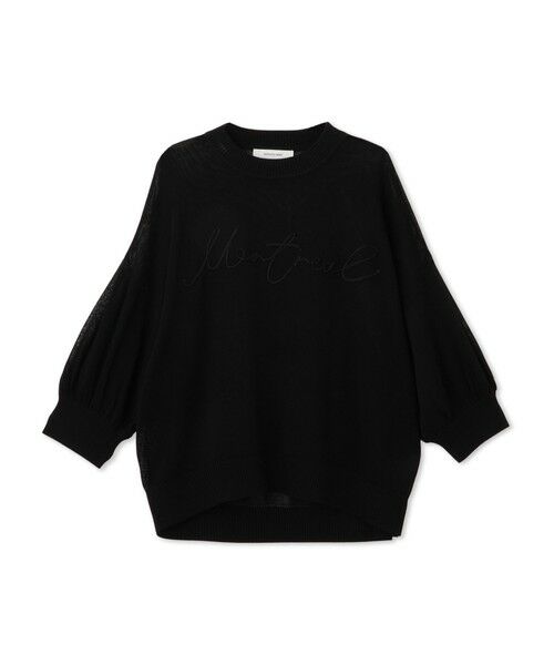 MAYSON GREY / メイソングレイ ニット・セーター | 【WEB限定】コード刺繍ロゴニットプルオーバー≪手洗い可能≫ | 詳細16