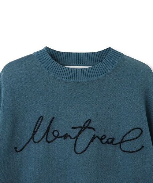 MAYSON GREY / メイソングレイ ニット・セーター | 【WEB限定】コード刺繍ロゴニットプルオーバー≪手洗い可能≫ | 詳細29