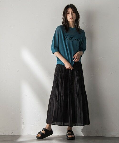 MAYSON GREY / メイソングレイ ニット・セーター | 【WEB限定】コード刺繍ロゴニットプルオーバー≪手洗い可能≫ | 詳細20