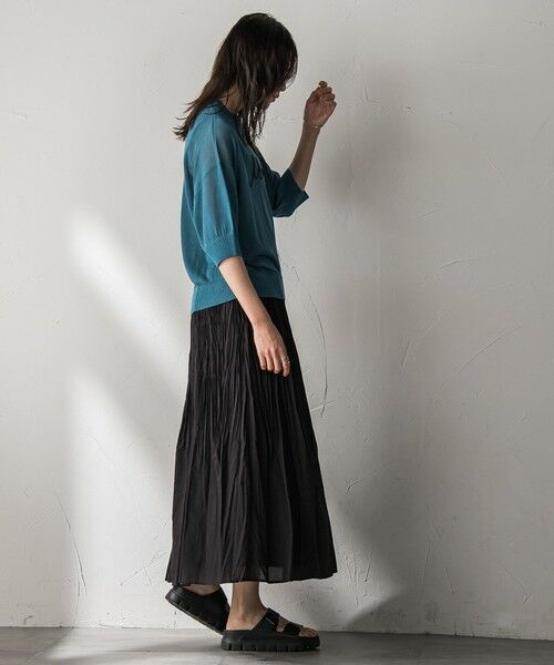 MAYSON GREY / メイソングレイ ニット・セーター | 【WEB限定】コード刺繍ロゴニットプルオーバー≪手洗い可能≫ | 詳細23