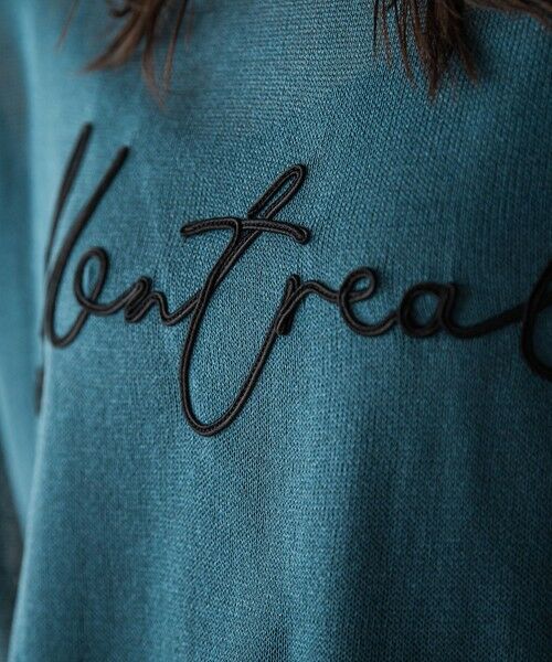 MAYSON GREY / メイソングレイ ニット・セーター | 【WEB限定】コード刺繍ロゴニットプルオーバー≪手洗い可能≫ | 詳細25