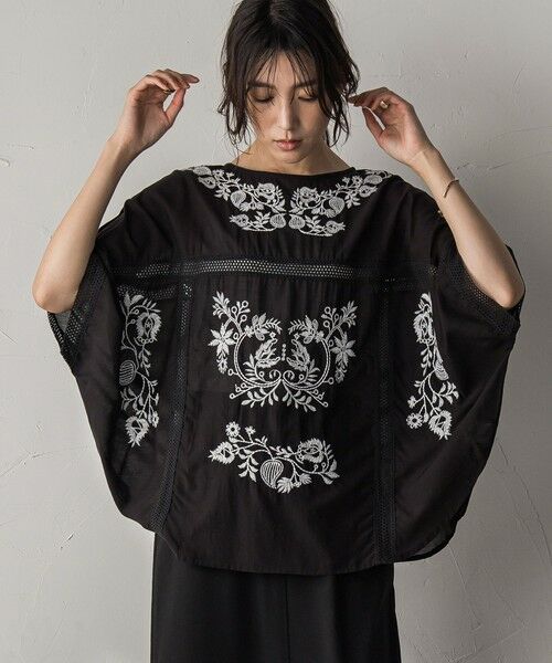 MAYSON GREY / メイソングレイ シャツ・ブラウス | ボタニカル刺繍ドルマンブラウス≪手洗い可能≫ | 詳細11