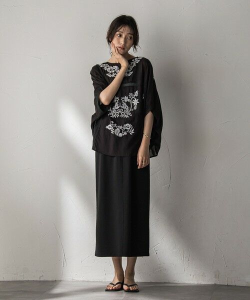 MAYSON GREY / メイソングレイ シャツ・ブラウス | ボタニカル刺繍ドルマンブラウス≪手洗い可能≫ | 詳細13