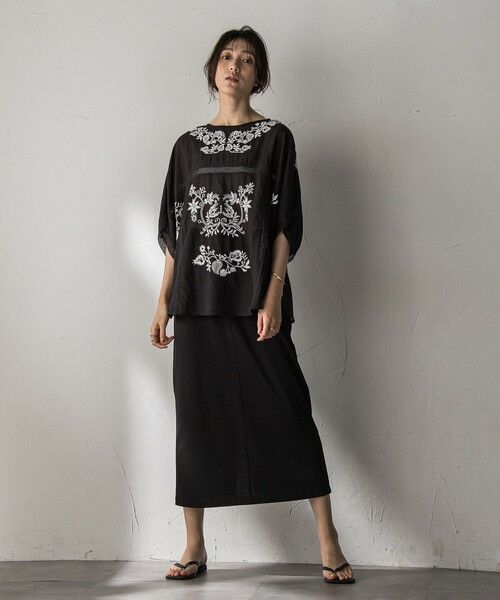 MAYSON GREY / メイソングレイ シャツ・ブラウス | ボタニカル刺繍ドルマンブラウス≪手洗い可能≫ | 詳細14