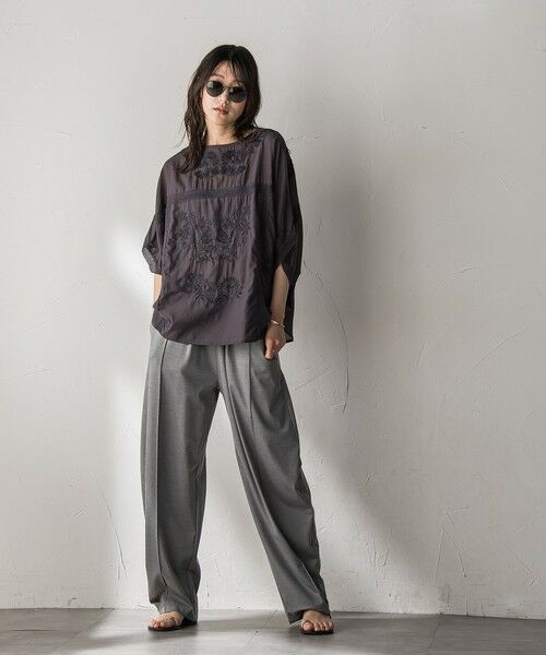 MAYSON GREY / メイソングレイ シャツ・ブラウス | ボタニカル刺繍ドルマンブラウス≪手洗い可能≫ | 詳細27