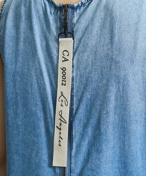 MAYSON GREY / メイソングレイ ロング・マキシ丈ワンピース | バイオシルクデニムタックフレアワンピース≪洗濯機で洗える≫ | 詳細18