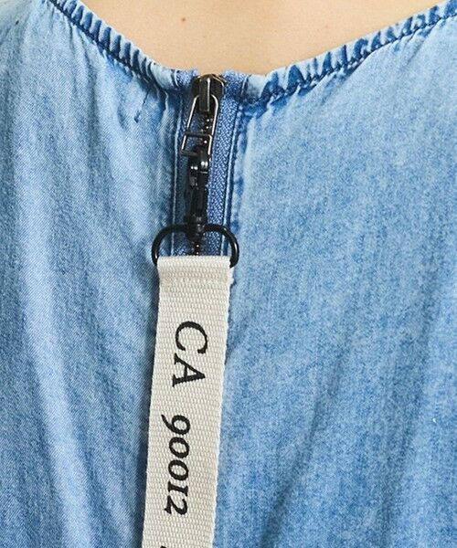 MAYSON GREY / メイソングレイ ロング・マキシ丈ワンピース | バイオシルクデニムタックフレアワンピース≪洗濯機で洗える≫ | 詳細19