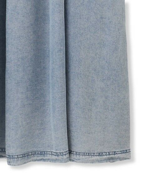 MAYSON GREY / メイソングレイ ロング・マキシ丈ワンピース | バイオシルクデニムタックフレアワンピース≪洗濯機で洗える≫ | 詳細25