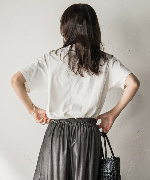 MAYSON GREY / メイソングレイ カットソー | 【WEB限定】スクエア箔オーバーサイズTシャツ≪手洗い可能≫ | 詳細3