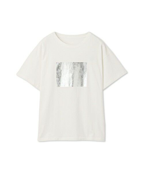 MAYSON GREY / メイソングレイ カットソー | 【WEB限定】スクエア箔オーバーサイズTシャツ≪手洗い可能≫ | 詳細8