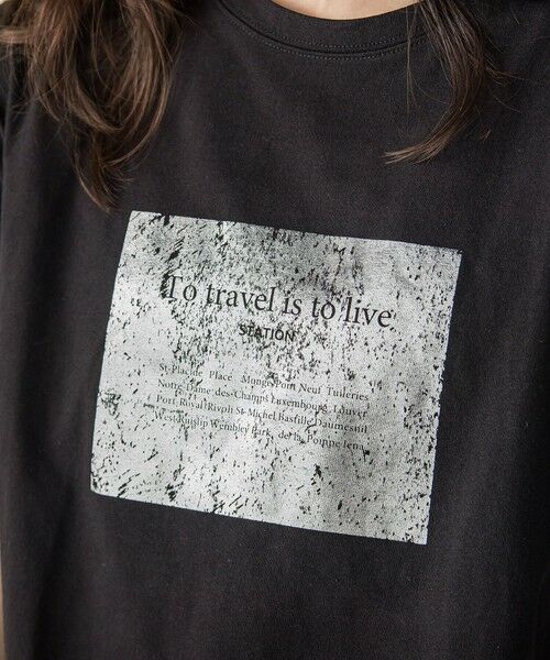 MAYSON GREY / メイソングレイ カットソー | 【WEB限定】スクエア箔オーバーサイズTシャツ≪手洗い可能≫ | 詳細14