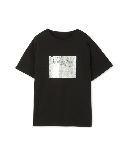 MAYSON GREY / メイソングレイ カットソー | 【WEB限定】スクエア箔オーバーサイズTシャツ≪手洗い可能≫ | 詳細15