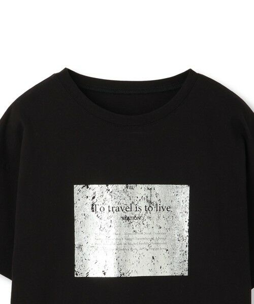 MAYSON GREY / メイソングレイ カットソー | 【WEB限定】スクエア箔オーバーサイズTシャツ≪手洗い可能≫ | 詳細17