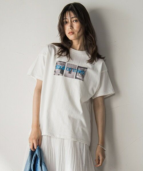 MAYSON GREY / メイソングレイ カットソー | 【WEB限定】フォトプリントTシャツ≪手洗い可能≫ | 詳細1