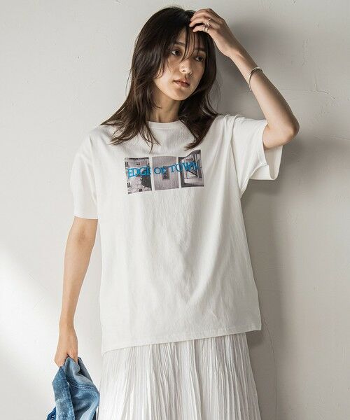 MAYSON GREY / メイソングレイ カットソー | 【WEB限定】フォトプリントTシャツ≪手洗い可能≫ | 詳細2