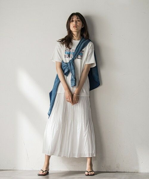 MAYSON GREY / メイソングレイ カットソー | 【WEB限定】フォトプリントTシャツ≪手洗い可能≫ | 詳細7