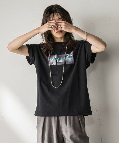 MAYSON GREY / メイソングレイ カットソー | 【WEB限定】フォトプリントTシャツ≪手洗い可能≫ | 詳細11