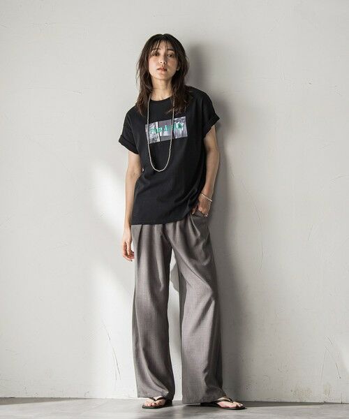 MAYSON GREY / メイソングレイ カットソー | 【WEB限定】フォトプリントTシャツ≪手洗い可能≫ | 詳細13