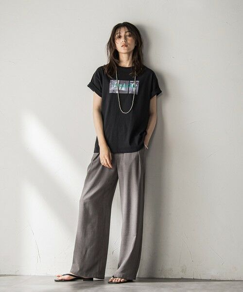 MAYSON GREY / メイソングレイ カットソー | 【WEB限定】フォトプリントTシャツ≪手洗い可能≫ | 詳細14