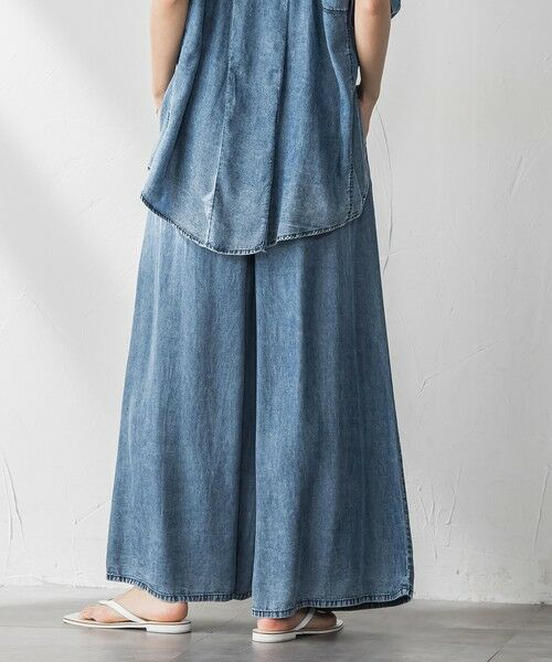 MAYSON GREY / メイソングレイ その他パンツ | バイオシルクデニムフレアパンツ≪洗濯機で洗える≫ | 詳細3